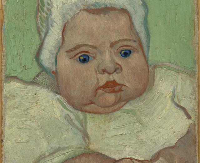 Portrait of a young boy, Marcelle Roulin by Vincent van Gogh