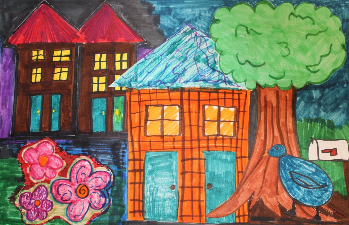 Final Example for younger audience, done with markers