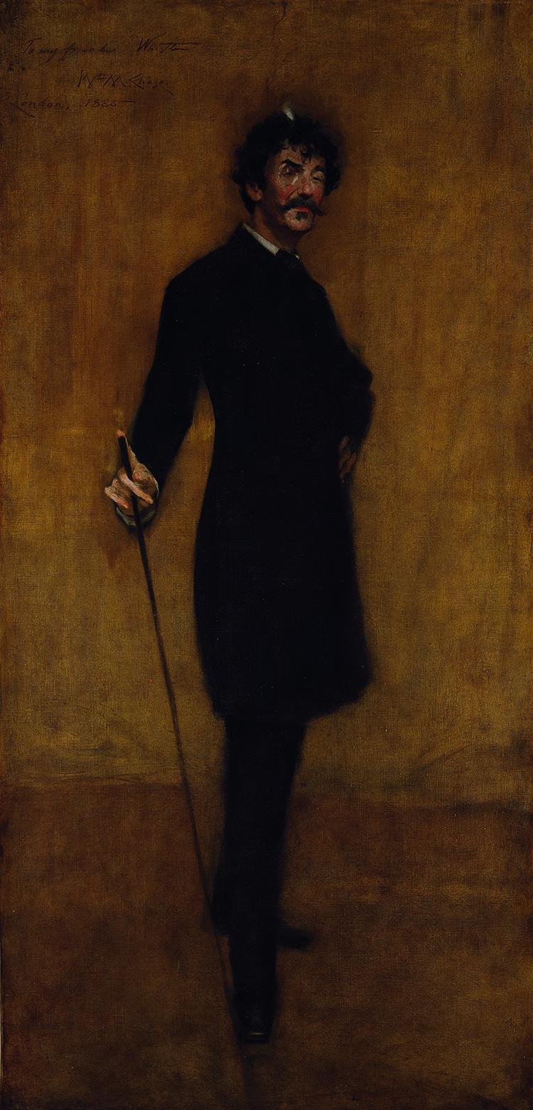 Portrait of Whistler by William Merritt Chase