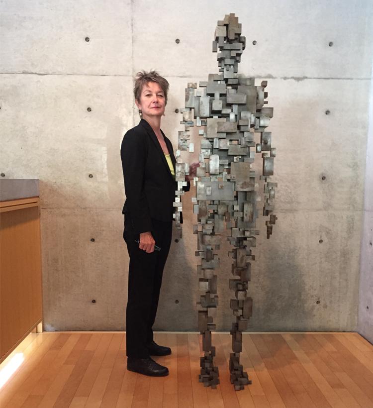 Dorothy and Gormley on Naoshima