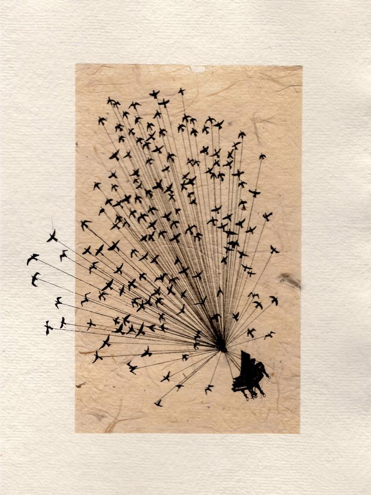 Emily Francisco, Nevermore, 2014, archival ink on paper