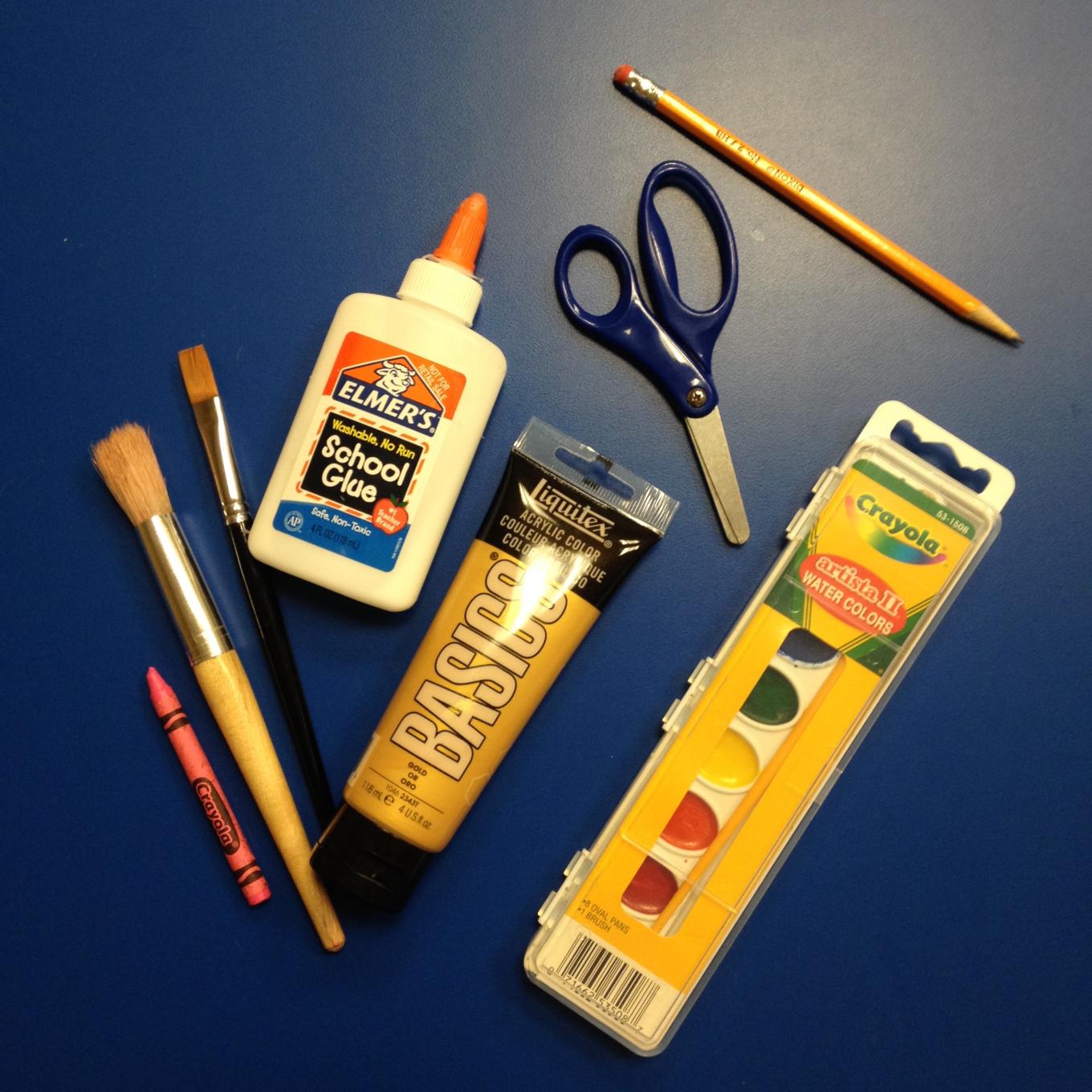 Here are the items I chose from our art workshop