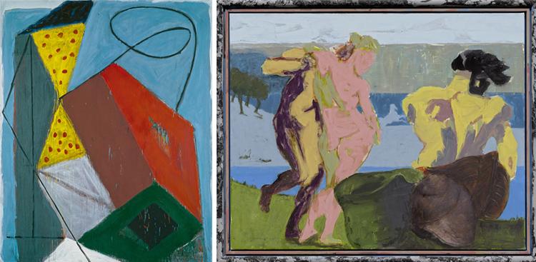 (left) Stil: Eins-Zehn VII – große Form mit Linie 2 (Style: One-Ten VII—Large Shape with Line 2), 1977.