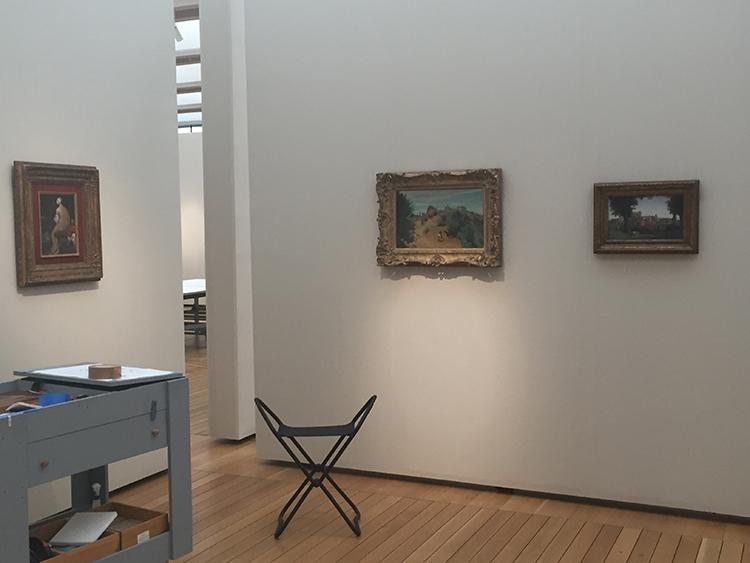 Installation of Ingres’s The Seated Bather