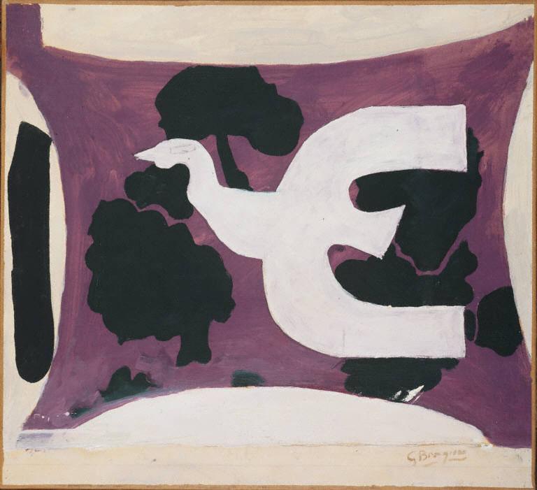 Figure 6,âBird,â oil on canvas, Georges Braque, 1956