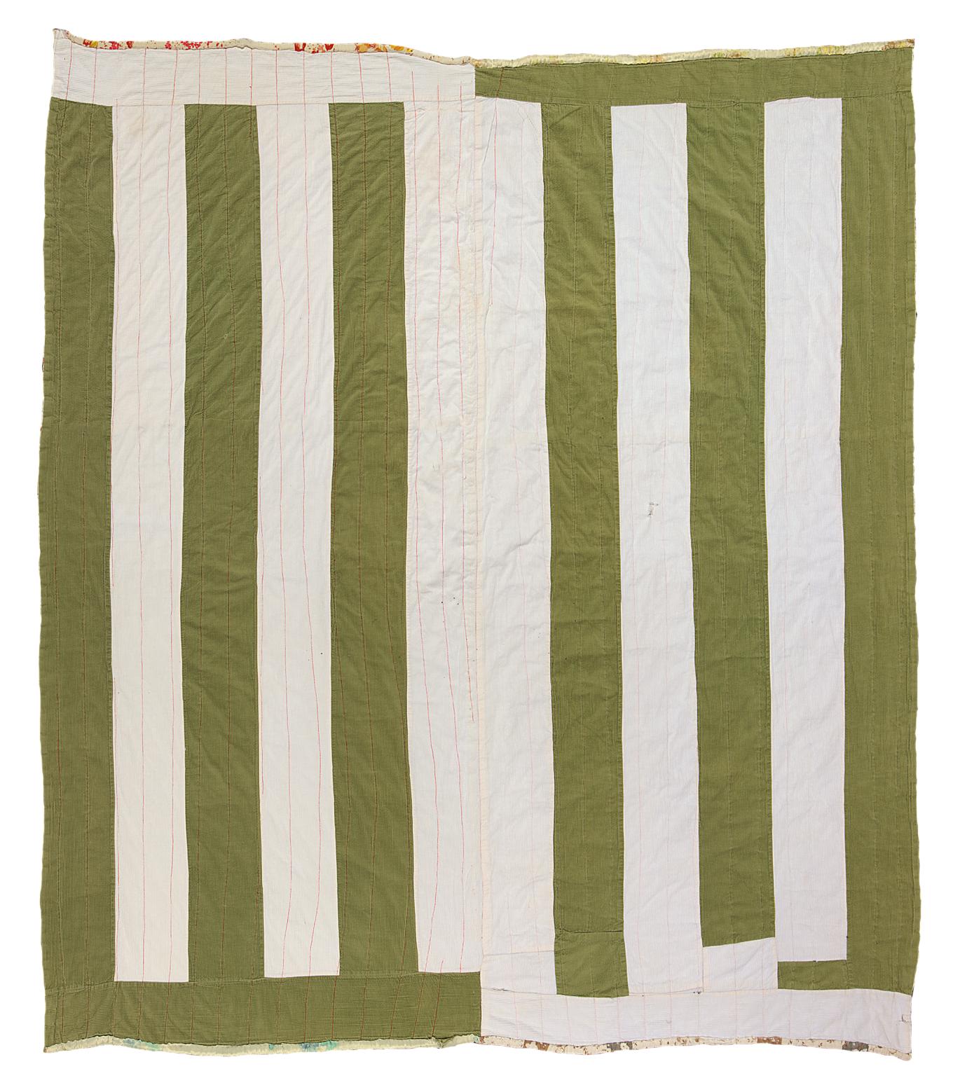 Arlonzia Pettway, Lazy Gals, c. 1975, Corduroy, 89 x 81 in