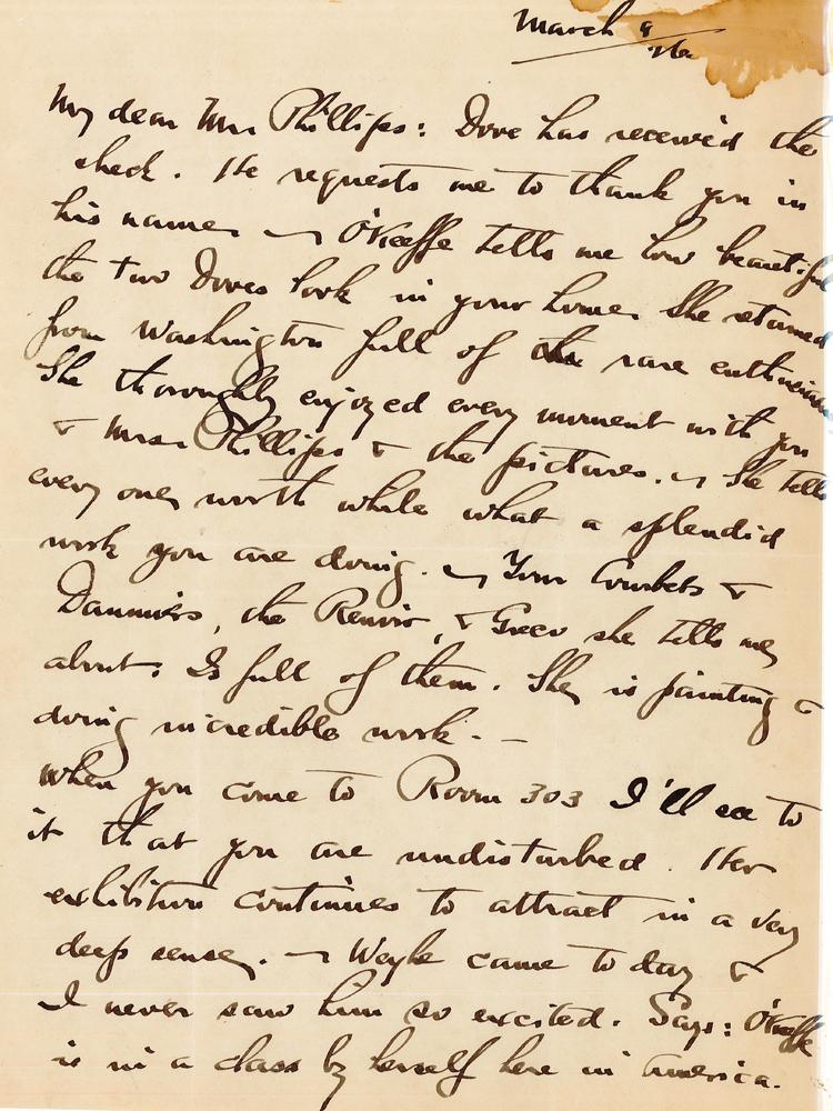Stieglitz to DP letter_side 1