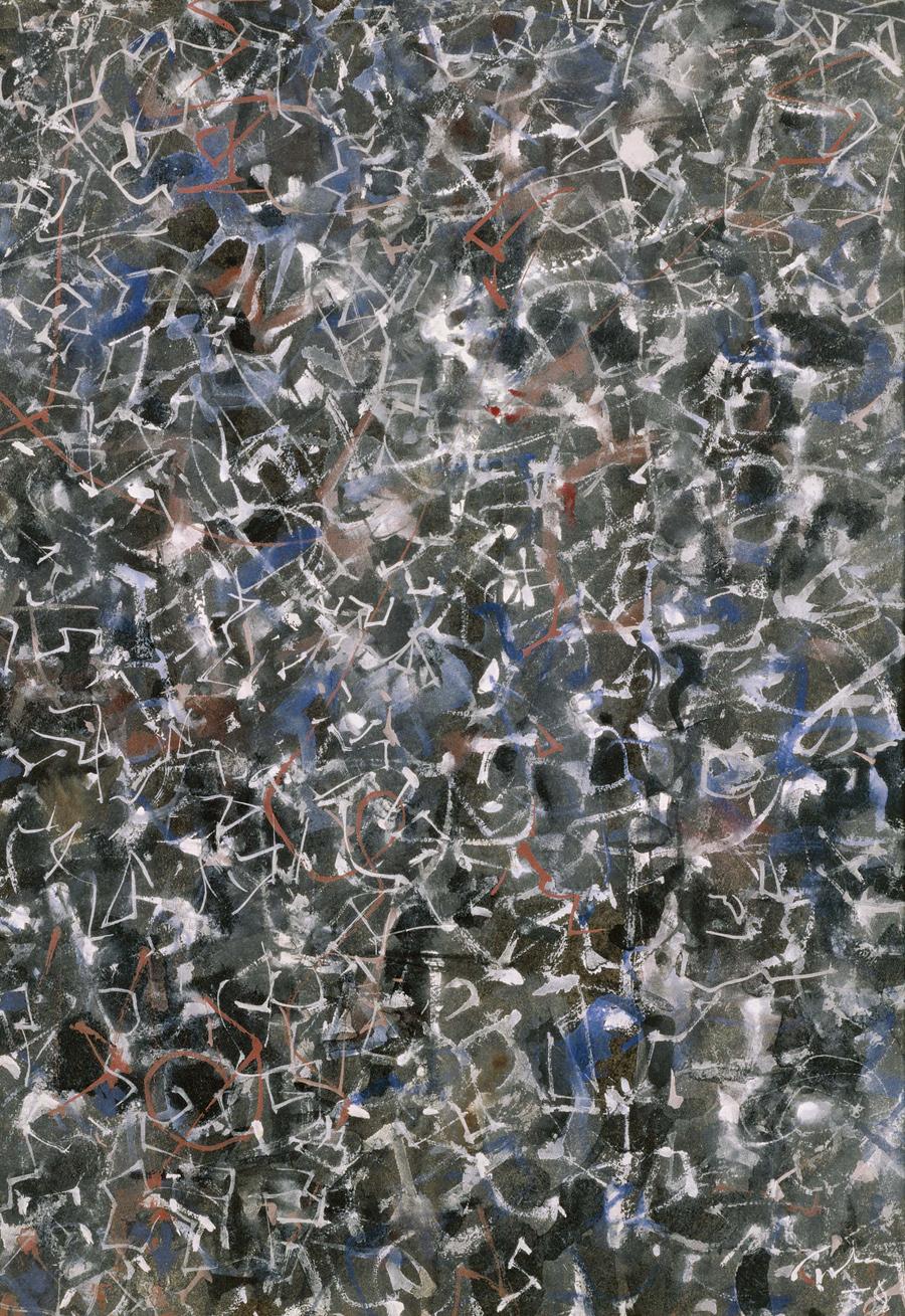 Mark Tobey, Night Flight, 1956