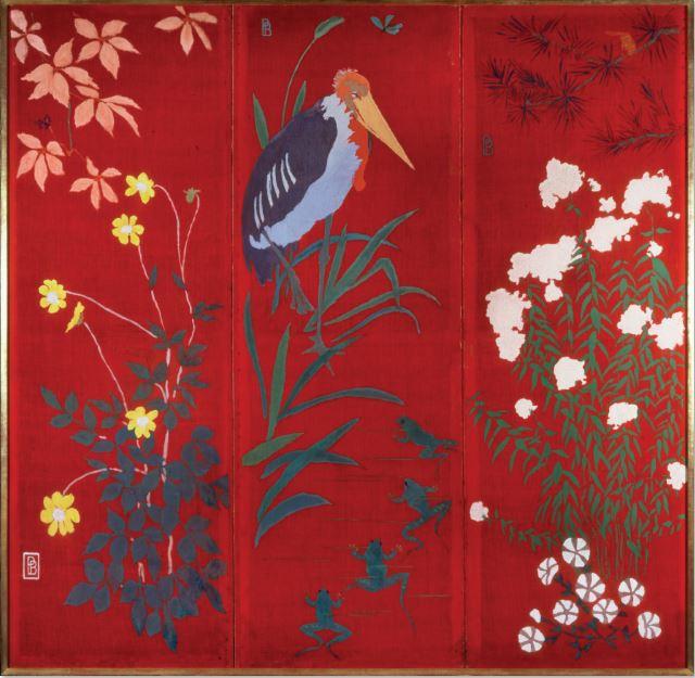 Pierre Bonnard's Stork and Four Frogs