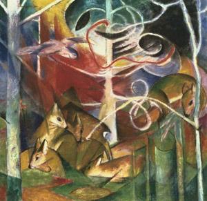 Franz Marc, Deer in the Forest I