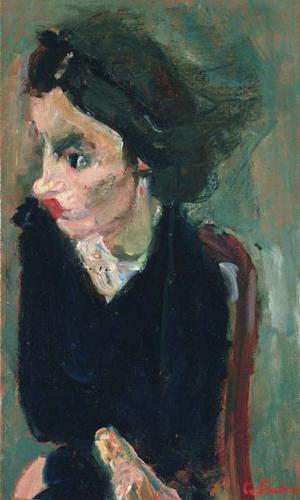soutine_woman in profile
