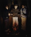 Sarah Anne Johnson, Bonfire and Beer (Tree Planting project), 2002.