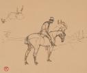 Henri de Toulouse-Lautrec, Horse and Rider, c. 1879-81.