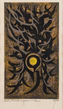 Tadashi Nakayama, Alighting Bird, 1959.