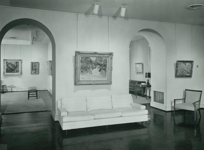 Photograph of Annex galleries 1960