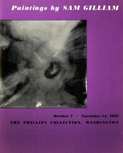 Sam Gilliam Exhibition brochure, 1967