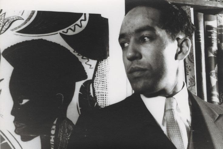 Photograph of Langston Hughes by Carl Van Vechten