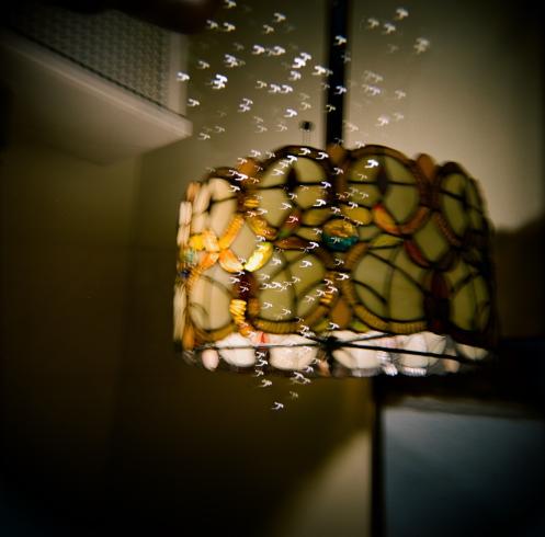 Image of an art deco chandelier 