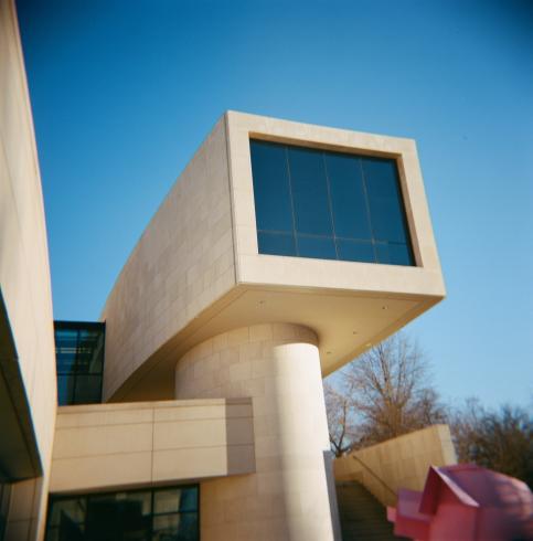 Image of geometric building 