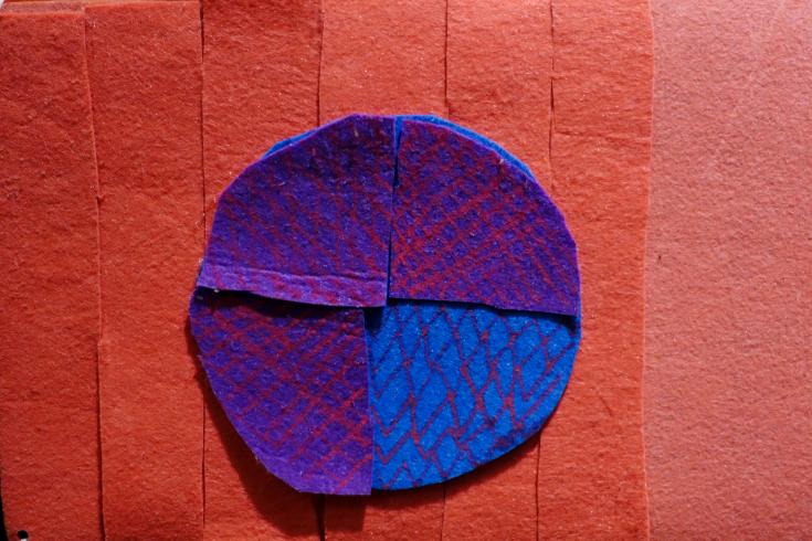 felt fraction quilt