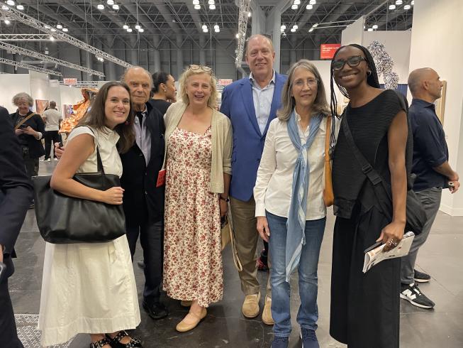 Phillips staff and supporters at the Armory Show 2025