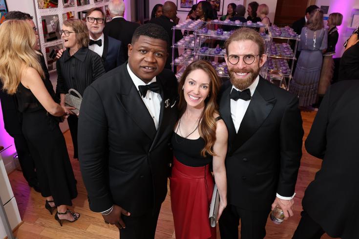 Guests at the Annual Gala After Party wearing black tie