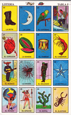 Spanglish Lotería