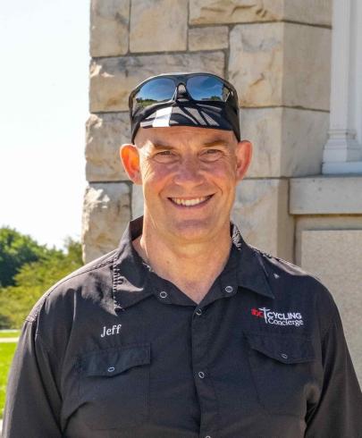 Photo of Jeff Miller standing outside on a sunny day