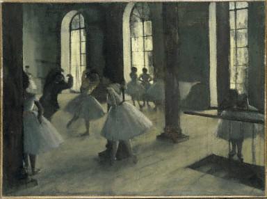 Dance Rehearsal in the Studio (La repetition au foyer de la danse)