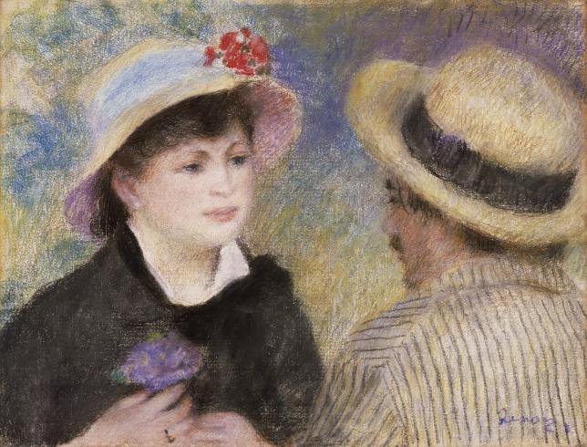 Boating Couple [said to be Aline Charigot and Renoir]