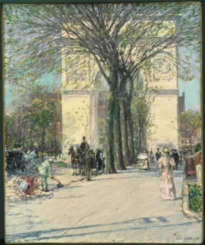 Washington Arch, Spring