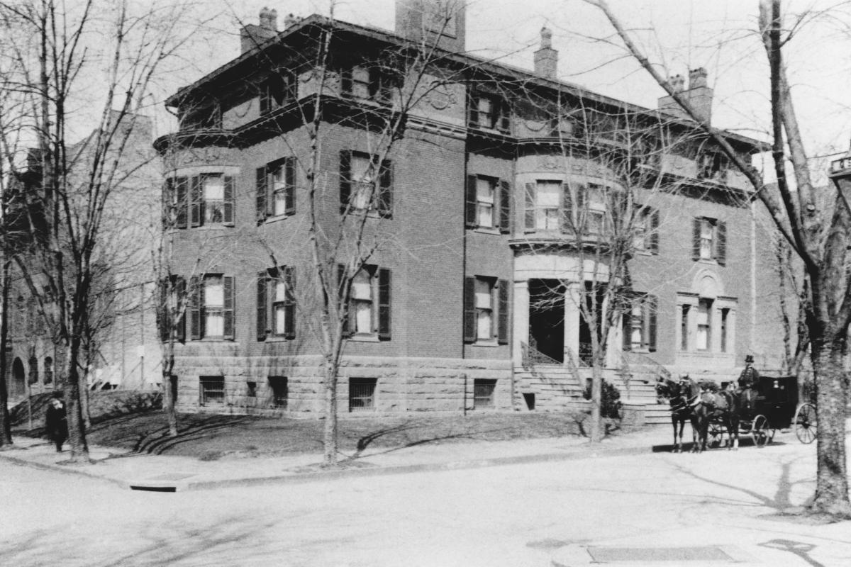 Photograph of the Phillips family home circa 1900