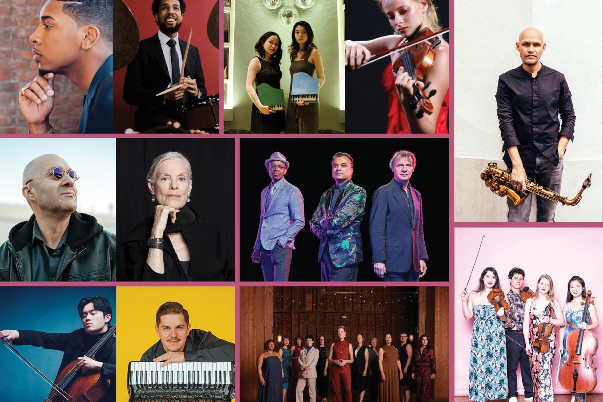 Collage of Phillips Music 2026-27 performers