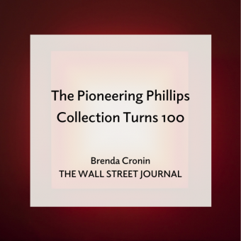 Promo for "The Pioneering Phillips Collection Turns 100" article in Wall Street Journal