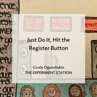 Just Do It, Hit the Register Button title card