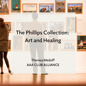 Promo for The Phillips Collection: Art and Healing in AAA Club Alliance magazine.