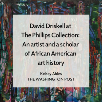Promo for David Driskell review by Kelsey Ables in The Washington Post
