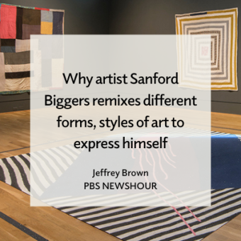 Promo for Why artist Sanford Biggers remixes different forms, styles of art to express himself on PBS Newshour