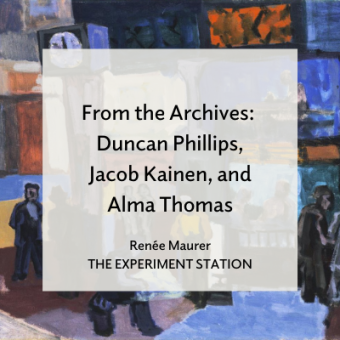 Promo for From the Archives: Duncan Phillips, Alma Thomas, and Jacob Kainen blog