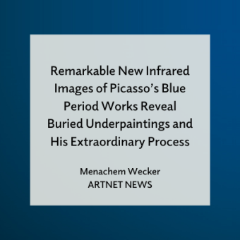 Promo for Menachem Wecker review of Picasso in Artnet News