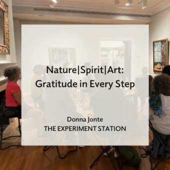 Promo for NatureSpiritArt Gratitude in Every Step blog 