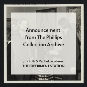 Promo for Announcement from The Phillips Collection Archive blog