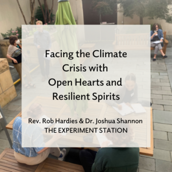 Promo for Facing the Climate Crisis with Open Hearts and Resilient Spirits blog