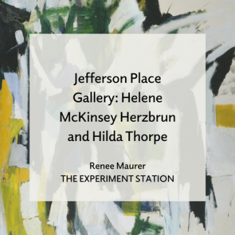 Promo for Jefferson Place Gallery: Helen McKinsey Hezbrun and Hilda Thorpe blog