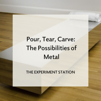 Promo for Pour, Tear, Carve: The Possibilities of Metal blog