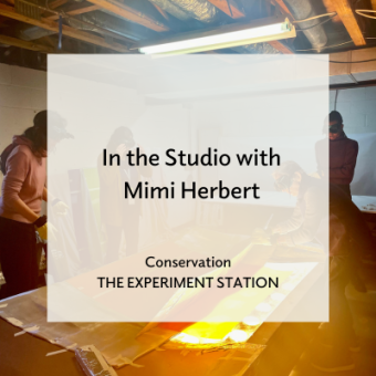 Promo for In the Studio with Mimi Herbert blog
