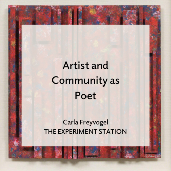 Artist and Community as Poet blog promo
