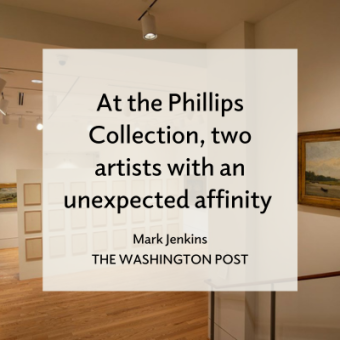 At the Phillips Collection, two artists with an unexpected affinity | Mark Jenkins, The Washington Post